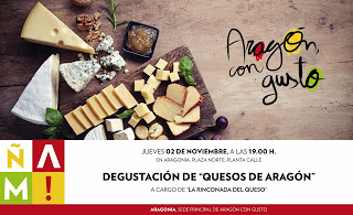 ARAGÓN CON GUSTO. Degustación de quesos con LA RINCONADA DEL QUESO (jueves, 2)