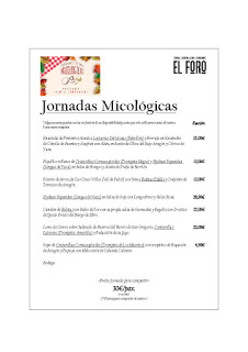 Jornadas micológicas en EL FORO (noviembre)