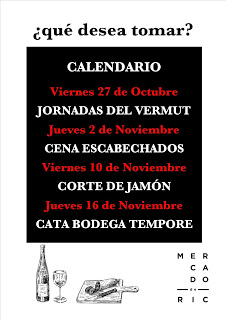 Jornadas del vermut en el MERCADO DE RIC (viernes, 27)