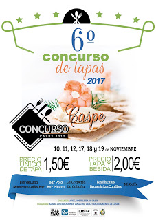 CASPE. Concurso de tapas (del 10 al 12 y del 17 al 19)