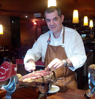 Clase de corte de jamón con cena (miércoles, 15)