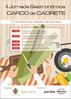 CADRETE. II Jornada gastronómica del cardo (domingo, 17)