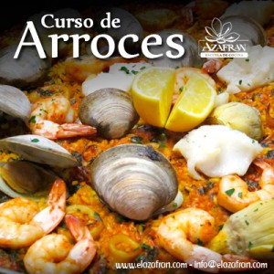 Curso de arroces en AZAFRÁN (de martes a jueves, del 2 al 4)