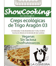 ALLOZA. Sesión de cocina en directo: creps ecológicas (miércoles, 13)