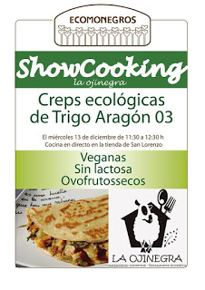 ALLOZA. Sesión de cocina en directo: creps ecológicas (miércoles, 13)