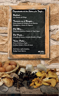 Menú degustación de setas y trufa (diciembre)