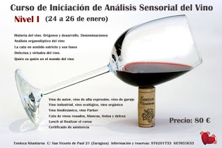 Curso de iniciación de Análisis Sensorial del Vino (del 24 al 26)