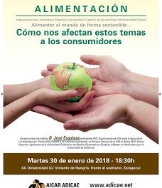 Conferencia ‘Alimentar al mundo de forma sostenible’ (martes, 30)