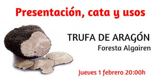 Presentación y cata de trufa de Aragón (jueves, 1)