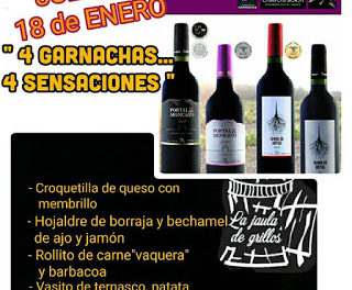 Cata de garnachas (jueves, 18)