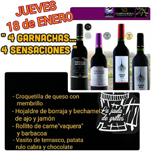 Cata de garnachas (jueves, 18)