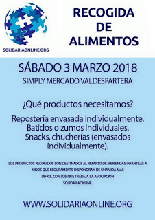 Recogida de alimentos (sábado, 3)