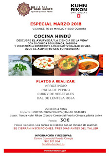 Curso de cocina hindú (viernes, 16)