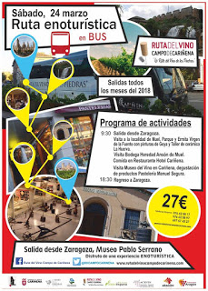 ZARAGOZA / CARIÑENA. Excursión Ruta del Vino Campo de Cariñena (sábado, 24)