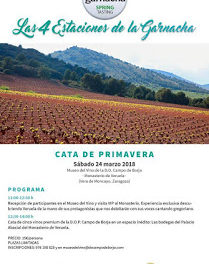 VERUELA. Cata de vino “Las cuatro estaciones de la garnacha” (sábado, 24)