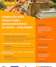 Curso de formación para productores agroalimentarios (del 6 al 28)