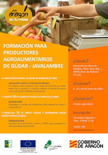 Curso de formación para productores agroalimentarios (del 6 al 28)