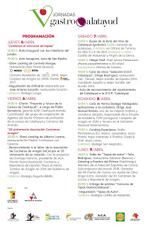 CALATAYUD. Festival GastroCalatayud (del 5 al 9 de abril)