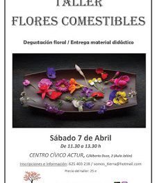 Taller flores comestibles (sábado, 7)