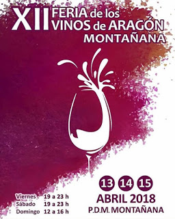 MONTAÑANA. XII Feria de vinos del Aragón (del 13 al 15)