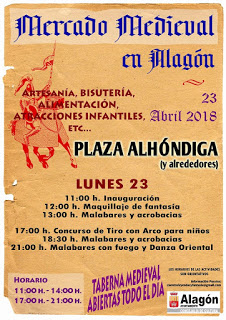 ALAGÓN. Mercado medieval (lunes, 23)