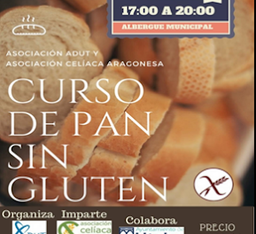 UTEBO. Taller de pan sin gluten (miércoles, 11)