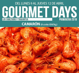 Gourmet Days en LOS CABEZUDOS y TRAGANTÚA con camarón (del 9 al 12)