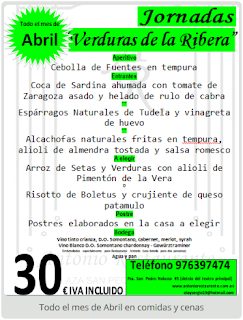 Jornadas “Verduras de la Ribera” (abril)