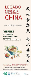 Legado y presente de la cocina China (viernes, 27)