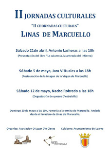 LINÁS DE MARCUELLO. II Jornadas Culturales (sábado, 12)