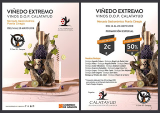 Degustación de vinos de Calatayud (del 14 al 20 de mayo)