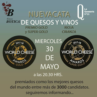 Cata de quesos y vinos (miércoles, 30)