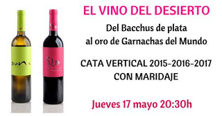 Cata maridada de Vino del Desierto (jueves, 17)