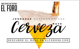 Jornadas de la cerveza en EL FORO, por 30 euros (mayo)