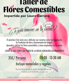 Taller de flores comestibles con descuento para GASTROAMIGOS (sábado, 2)