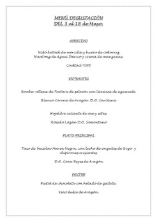 Menú degustación en TOPI (hasta el viernes, 1 de junio)