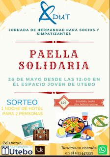 UTEBO. Paella solidaria (sábado, 26)