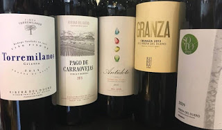 Cata a ciegas de vinos de Ribera del Duero (jueves, 24)