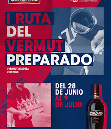 Ruta Cinzano de vermut preparado (del 28 de junio al 9 de julio)