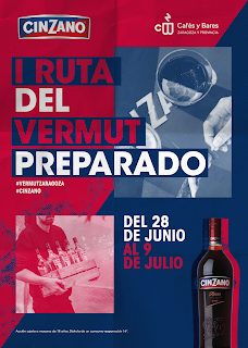 Ruta Cinzano de vermut preparado (del 28 de junio al 9 de julio)