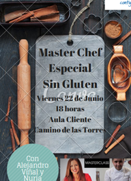 Master chef sin gluten (viernes, 22)