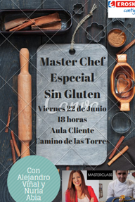 Master chef sin gluten (viernes, 22)