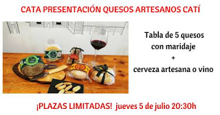 Cata de quesos artesanos (jueves, 5)