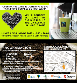 Open Day de café de comercio justo (lunes, 4)