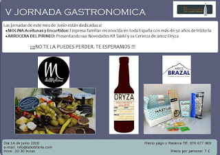 EJEA. V Jornada Gastronómica 2018 (jueves, 14)