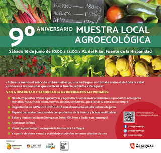 IX Aniversario del Mercado agroecológico con gastroneta (sábado, 16)