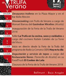 BELMONTE DE SAN JOSÉ. Feria de la trufa de verano (domingo, 17)