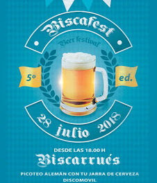 BISCARRUÉS. Fiesta de la cerveza (sábado, 28)