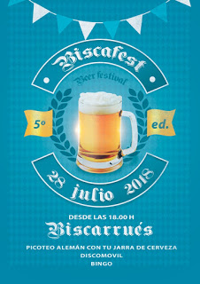 BISCARRUÉS. Fiesta de la cerveza (sábado, 28)