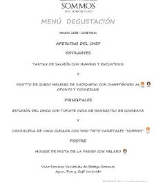 BARBASTRO. Menú degustación en RESTAURANTE SOMMOS, por 30 euros (hasta finales de septiembre)